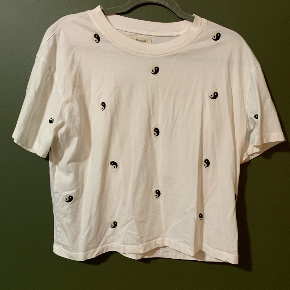 Madewell YinYang crop top